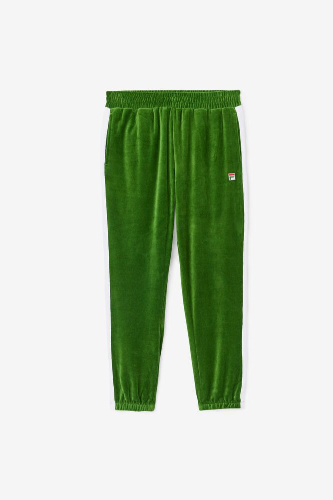 Fila Pants Mens Green - Brice Velour - Philippines 9208564-OG